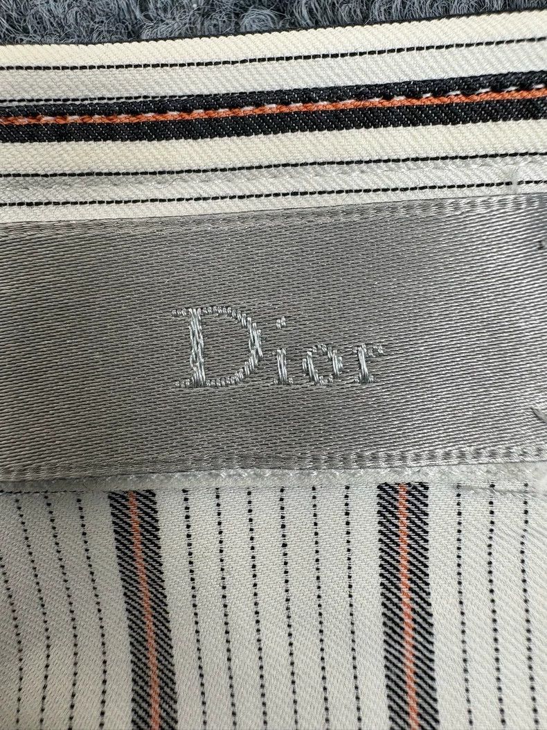 Dior Dior Embroidered Striped Shirt in Excellent Condition-2505 Size US M / EU 48-50 / 2 - 6 Thumbnail