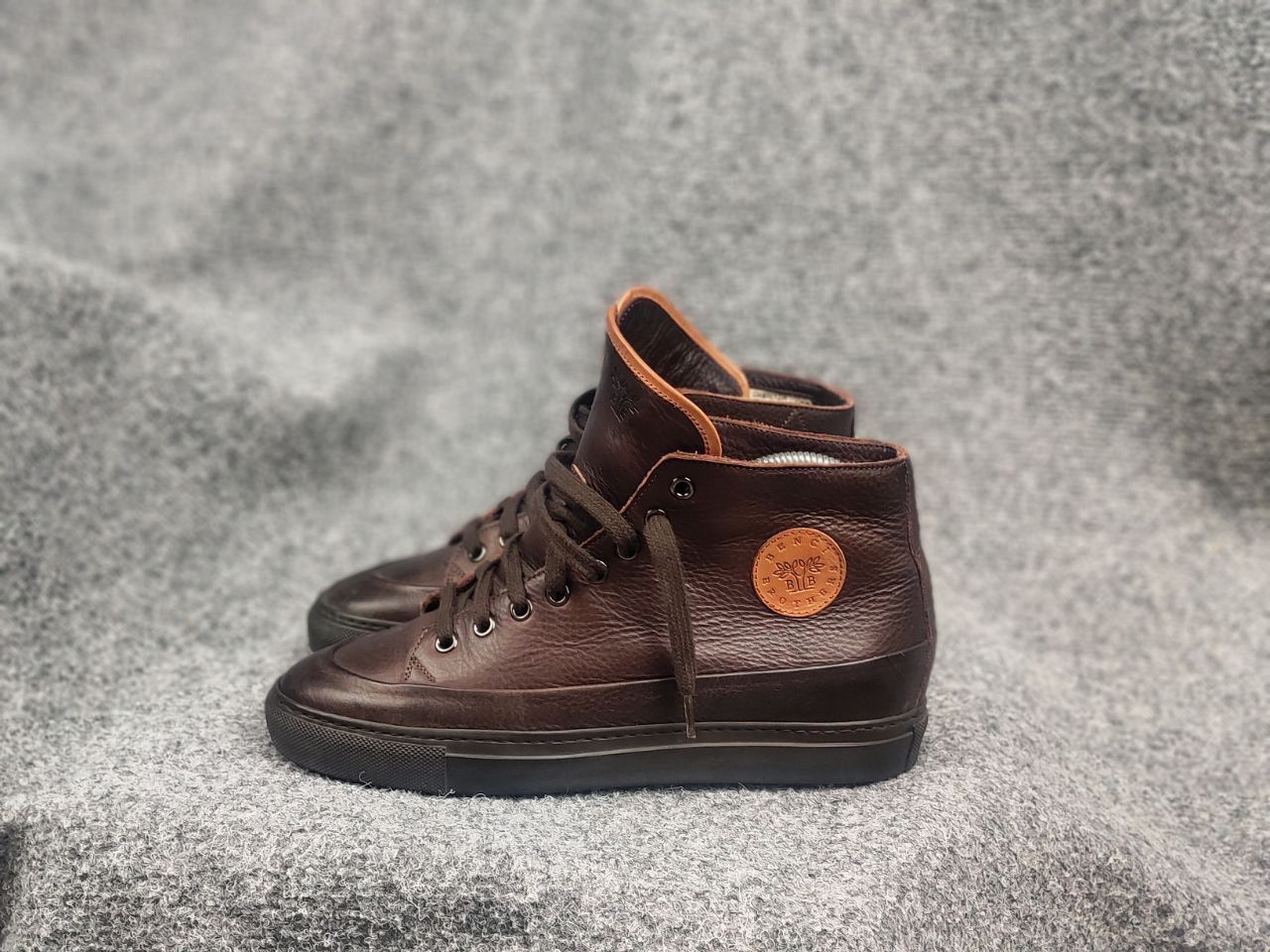 Other Benci Brothers scrambler Fur brown leather boots Sneakers Size US 8 / IT 38 - 10 Thumbnail