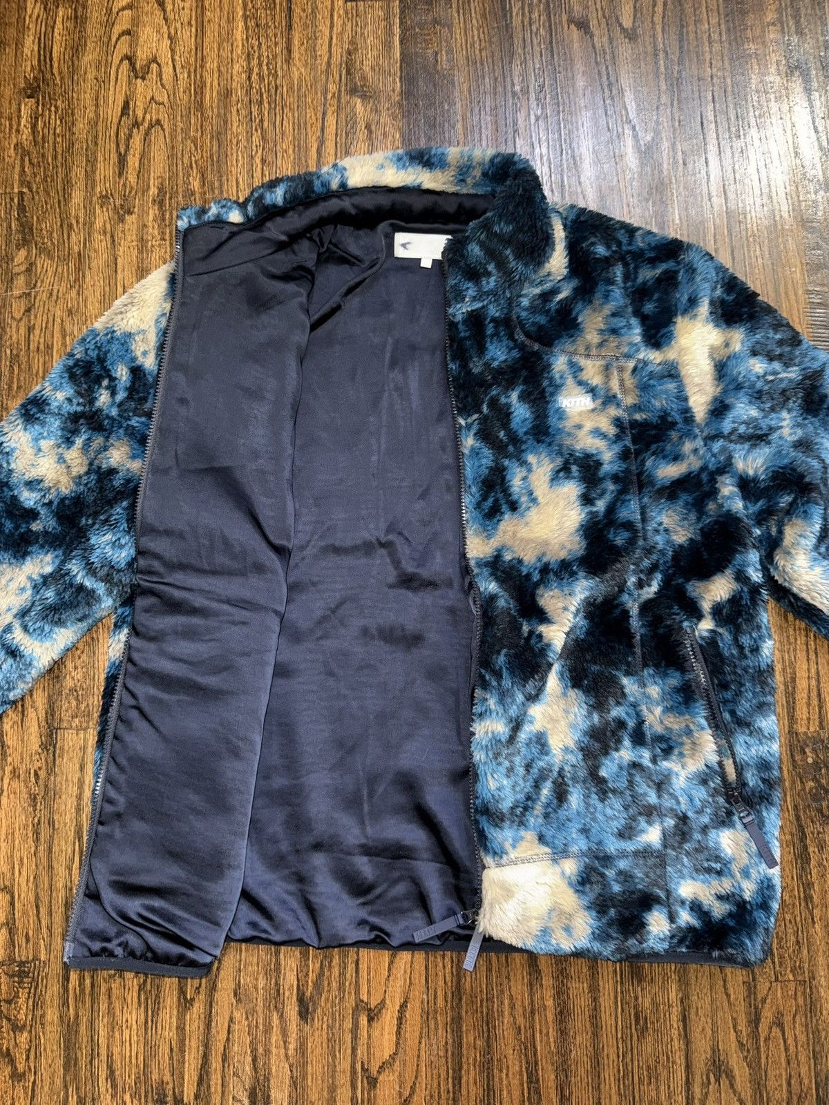 Kith Kith Ice Dye Sherpa Harper jacket - Blue - Size Medium Size US M / EU 48-50 / 2 - 4 Thumbnail