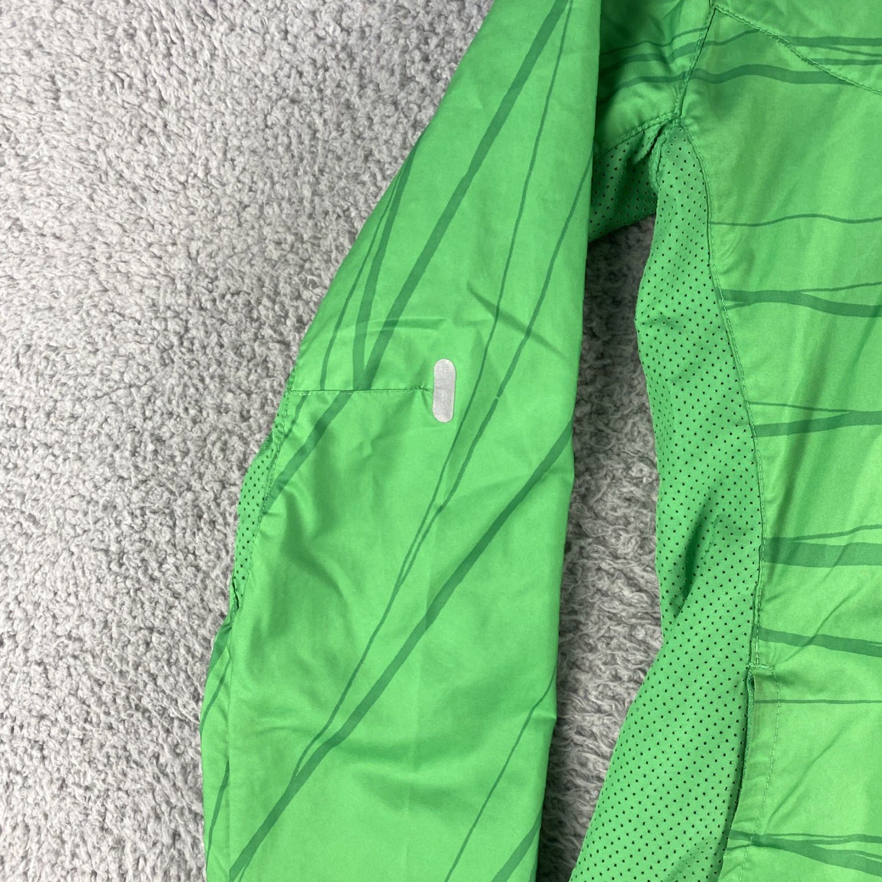 Nike Nike Jacket Women XS Fit Green Running Windbreaker / 44-31 Size XS / US 0-2 / IT 36-38 - 5 Thumbnail