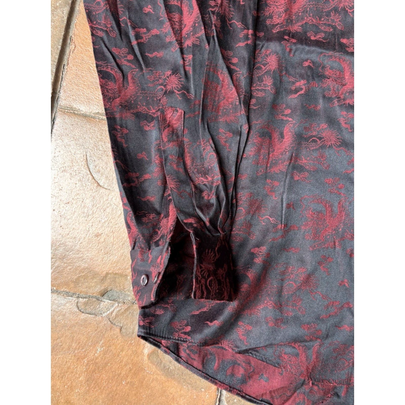 Vintage VINTAGE Pavo Lastrada Dragon Button Up Long Sleeve Shirt Men’s Large 16-16 1/2 Size US L / EU 52-54 / 3 - 4 Thumbnail