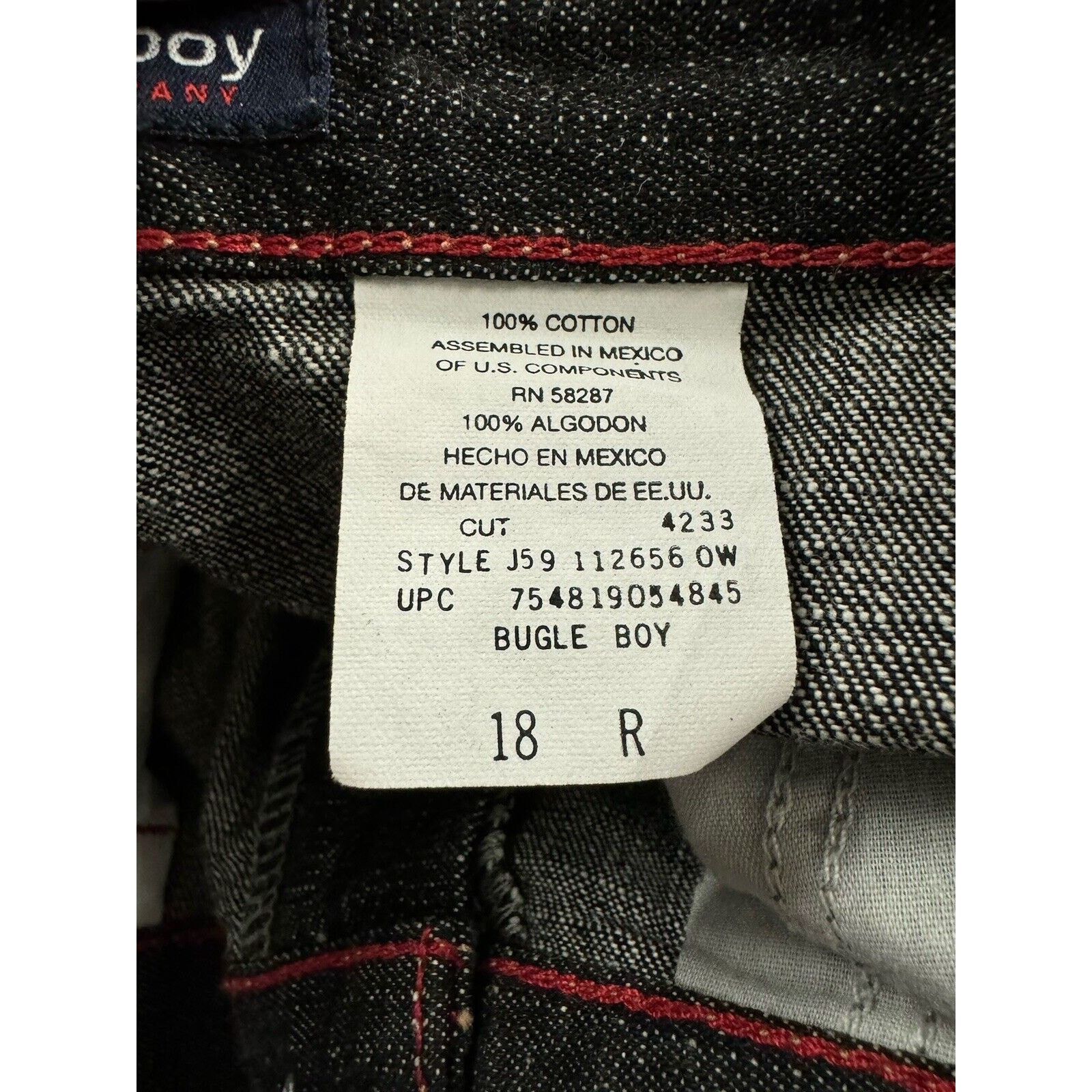 Bugle Boy Vintage 90s Skater Baggy Bugle Boy Jeans Denim W30 X L30 Size US 30 / EU 46 - 12 Thumbnail