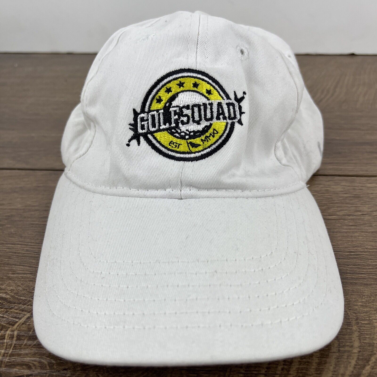 Other Golf Squad Hat White Hat Adjustable White Adult Size Hat Size ONE SIZE - 6 Thumbnail