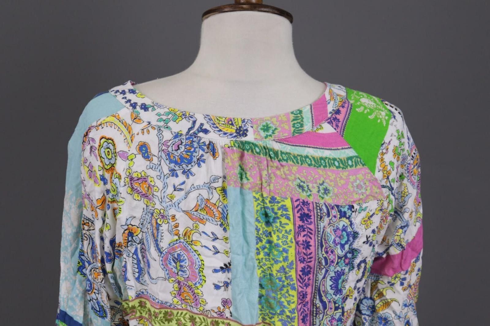 Designer Emily Van Den Bergh Jasquard Floral Blouse Shirt Size 40 Size M / US 6-8 / IT 42-44 - 11 Thumbnail