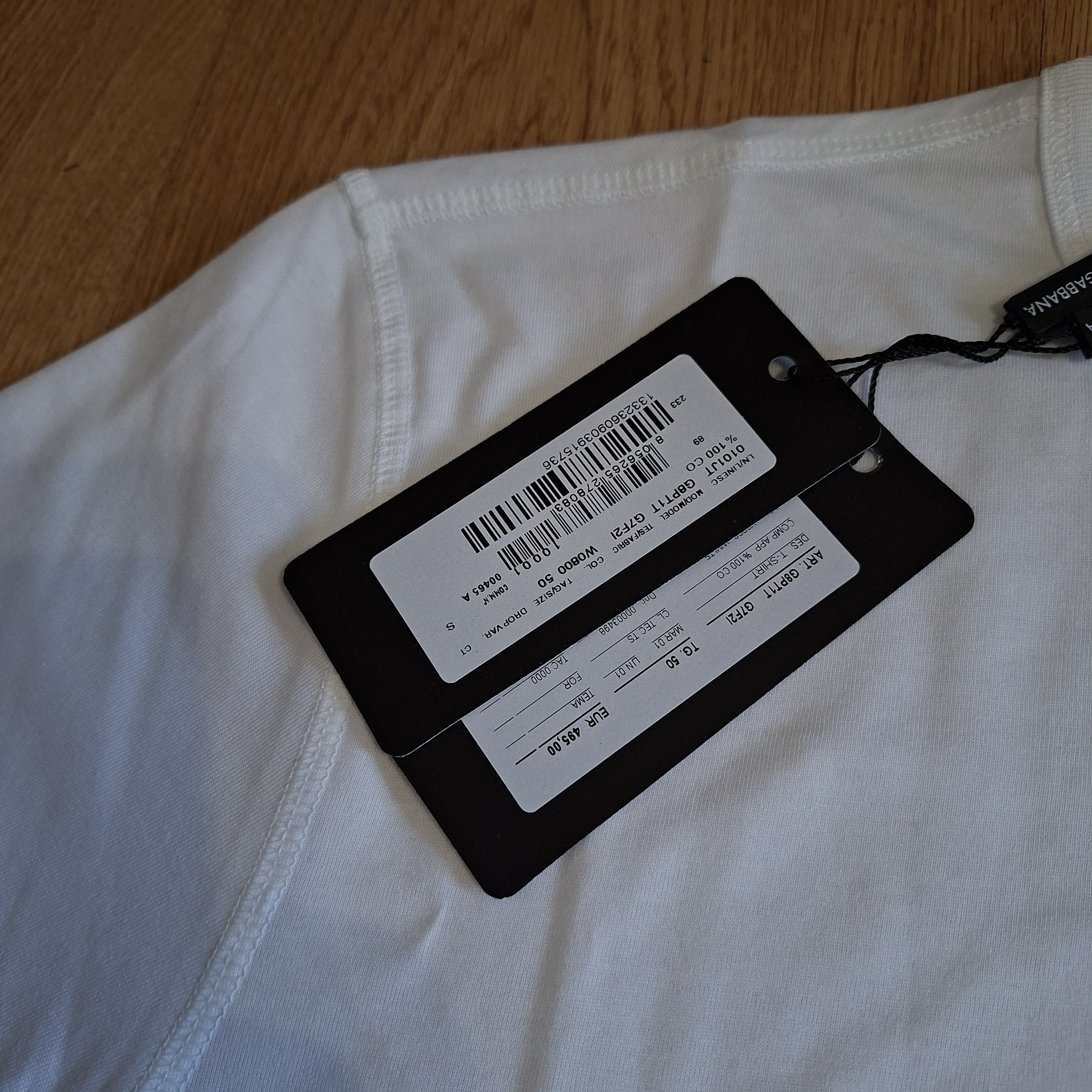 Dolce & Gabbana Dolce Gabbana t shirt size L 50 Size US L / EU 52-54 / 3 - 4 Thumbnail