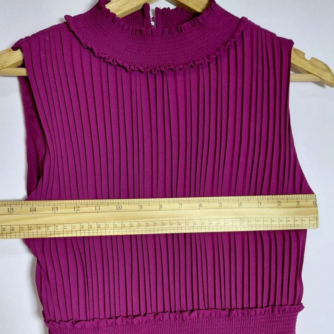 Nanette Lepore NANETTE LEPORE Pleated Sleeveless Dress Purple Size 6 Size M / US 6-8 / IT 42-44 - 5 Thumbnail
