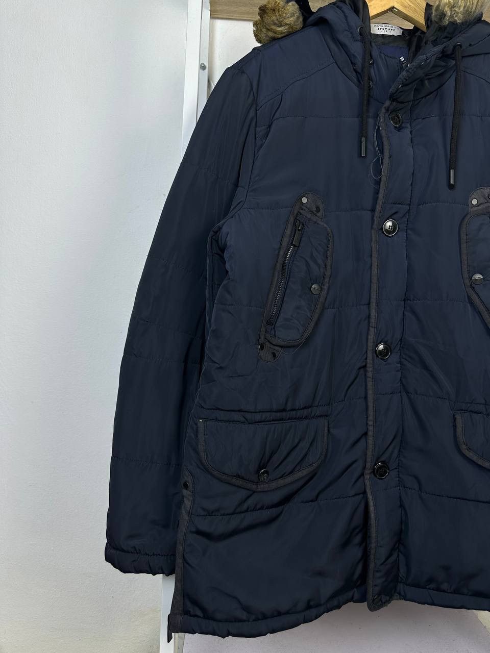 Zara Zara Man Button & Zip Up Putfer Down Jacket (Pit 23) Size US M / EU 48-50 / 2 - 4 Thumbnail