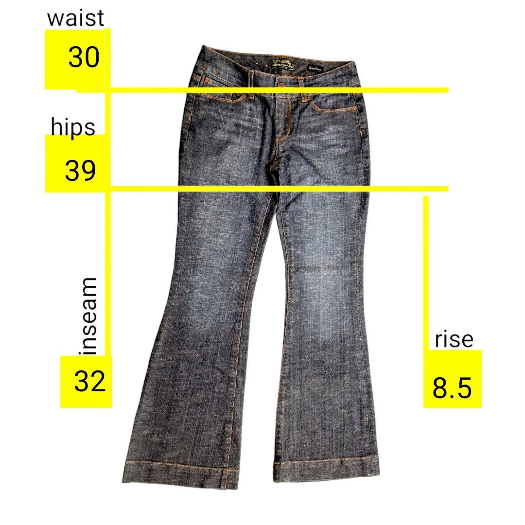 Seven 7 Seven 7 Jeans Sexy Flare Blue Jeans Size 30" / US 8 / IT 44 - 2 Thumbnail