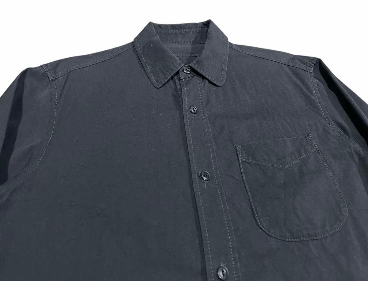 JUN MEN × Japanese Brand 🔥Rare Sample Vintage Jun Men Black Shirt Goth Punk Size US L / EU 52-54 / 3 - 4 Thumbnail