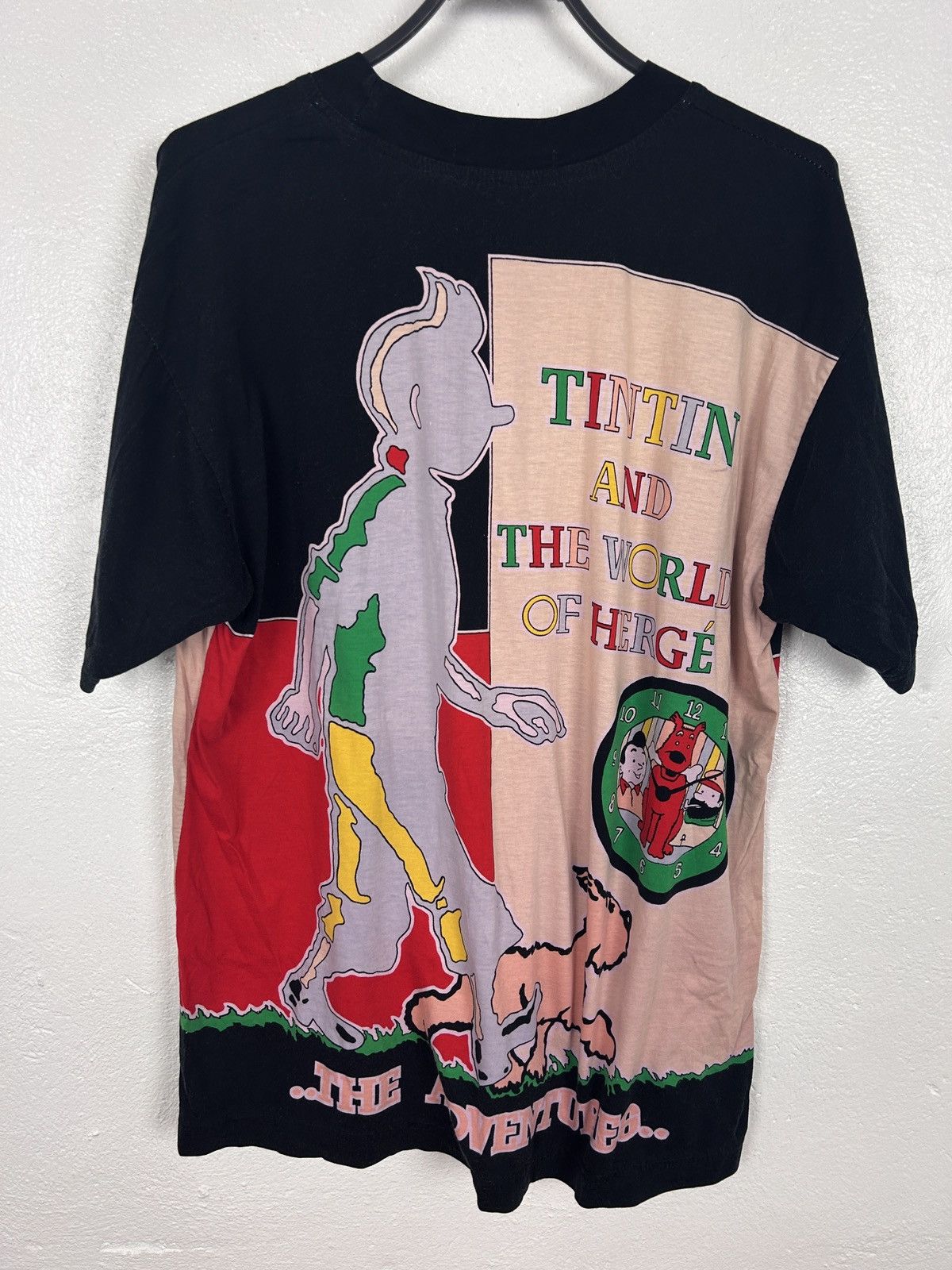 Vintage Vintage Tintin And The World Of Hergé 1983 Book AOP Tee Size US L / EU 52-54 / 3 - 5 Thumbnail
