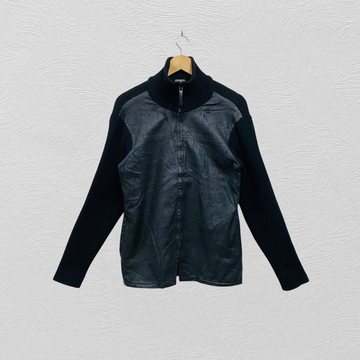 If Six Was Nine 🔥 Tornado mart jacket leather knit Size US M / EU 48-50 / 2 - 1 Thumbnail