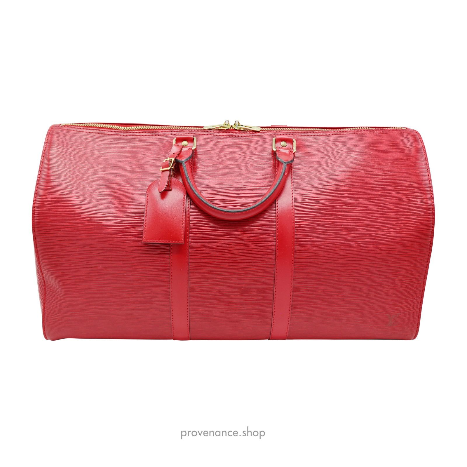 Louis Vuitton 🔴 Keepall 50 Bag - Red Epi Leather Size ONE SIZE - 2 Thumbnail