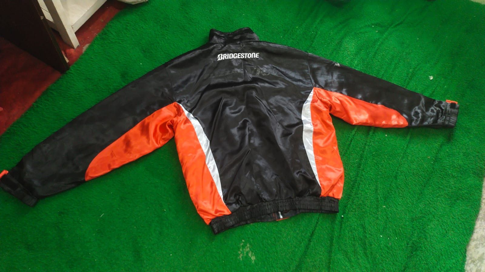 Vintage Bridgestone Blizzak VRX Jacket - 2XL Black Red White Size US XL / EU 56 / 4 - 2 Thumbnail