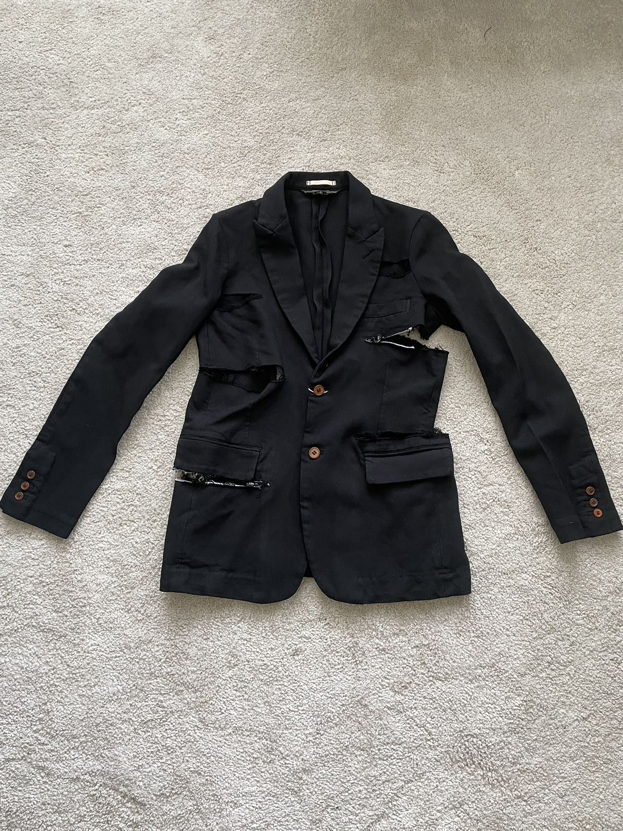 Comme des Garcons Homme Plus Comme Des Garcons Homme Plus Destructive Jacket Size US M / EU 48-50 / 2 - 9 Thumbnail