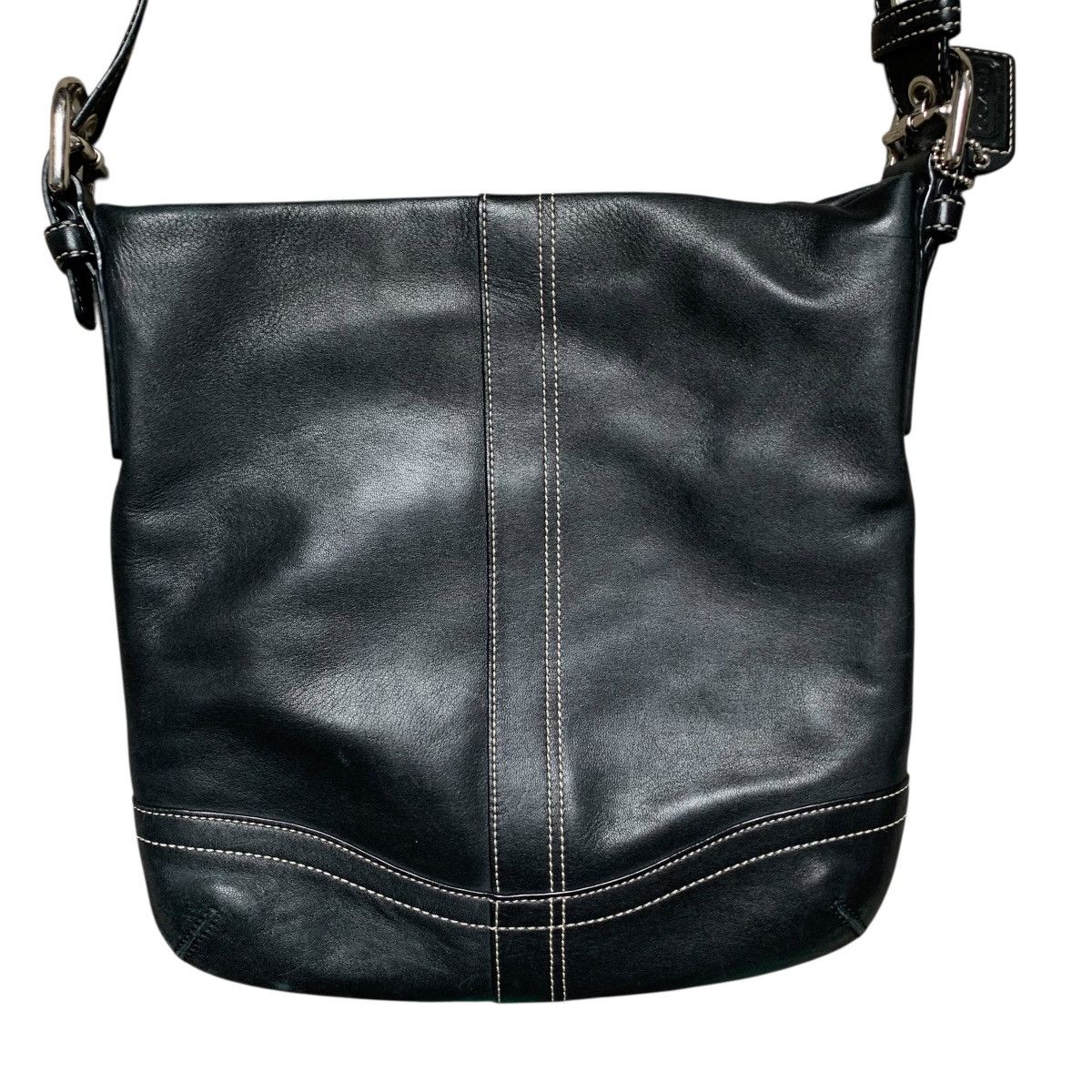 Coach Coach F10938 Soho Slim Y2K Black Leather Crossbody Bag Size ONE SIZE - 5 Thumbnail