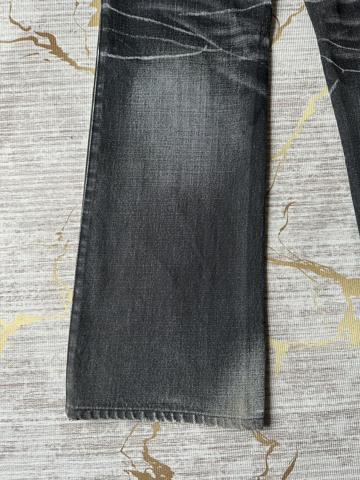 Japanese Brand FLARE Nicole Club For Men NCFM Claw Marks Design Denim Size US 34 / EU 50 - 15 Thumbnail