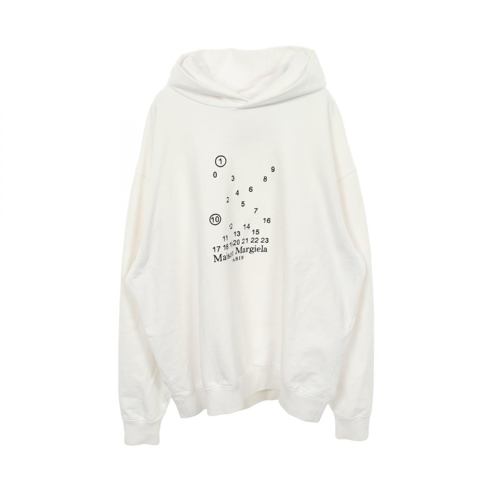 Maison Margiela Maison Margiela Maison Margiela Logo Embroidered Cotton Hoodie Textile Sweatshirts & Hoodies DUTY FREE for USA Size ONE SIZE - 1 Thumbnail
