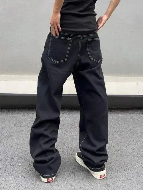Jean Matsuoka x Maki Baggy Denim jeans Pants hype Size US 32 / EU 48 - 8 Thumbnail
