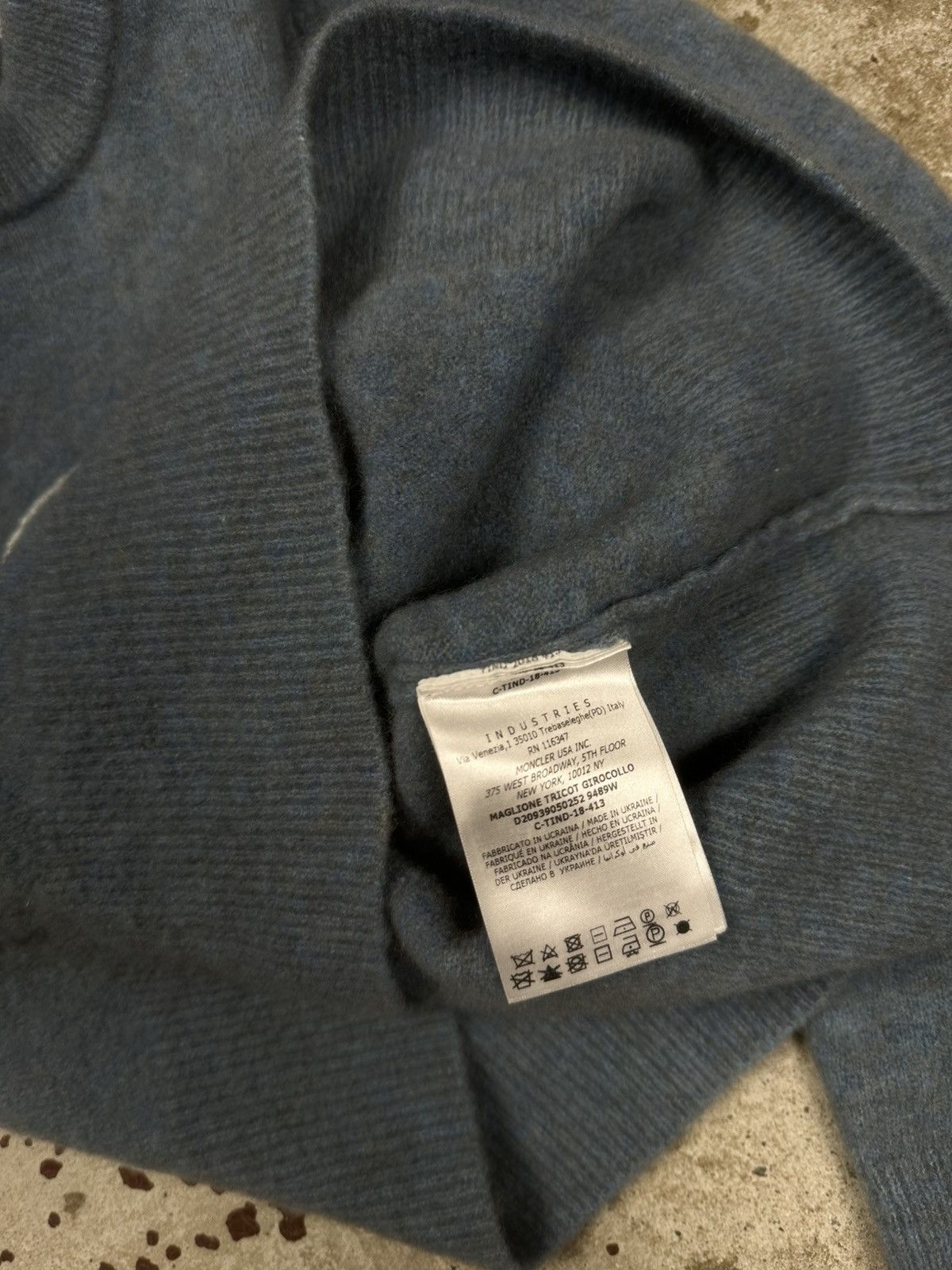 Moncler Moncler Wool Yak Big Logo Sweater Knit Jumper Luxury Size XS / US 0-2 / IT 36-38 - 8 Thumbnail
