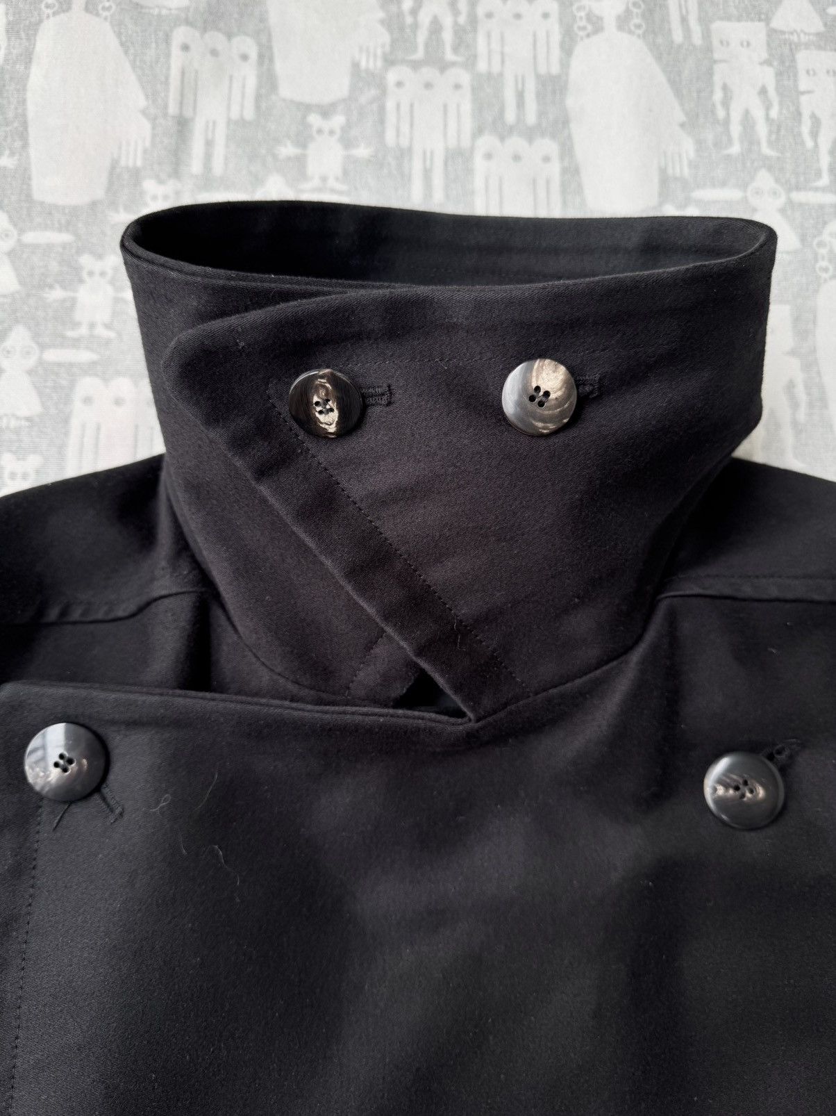 Rick Owens Rick Owens AW09 Double Breasted Belted Crust Cotton Coat Size US S / EU 44-46 / 1 - 5 Thumbnail