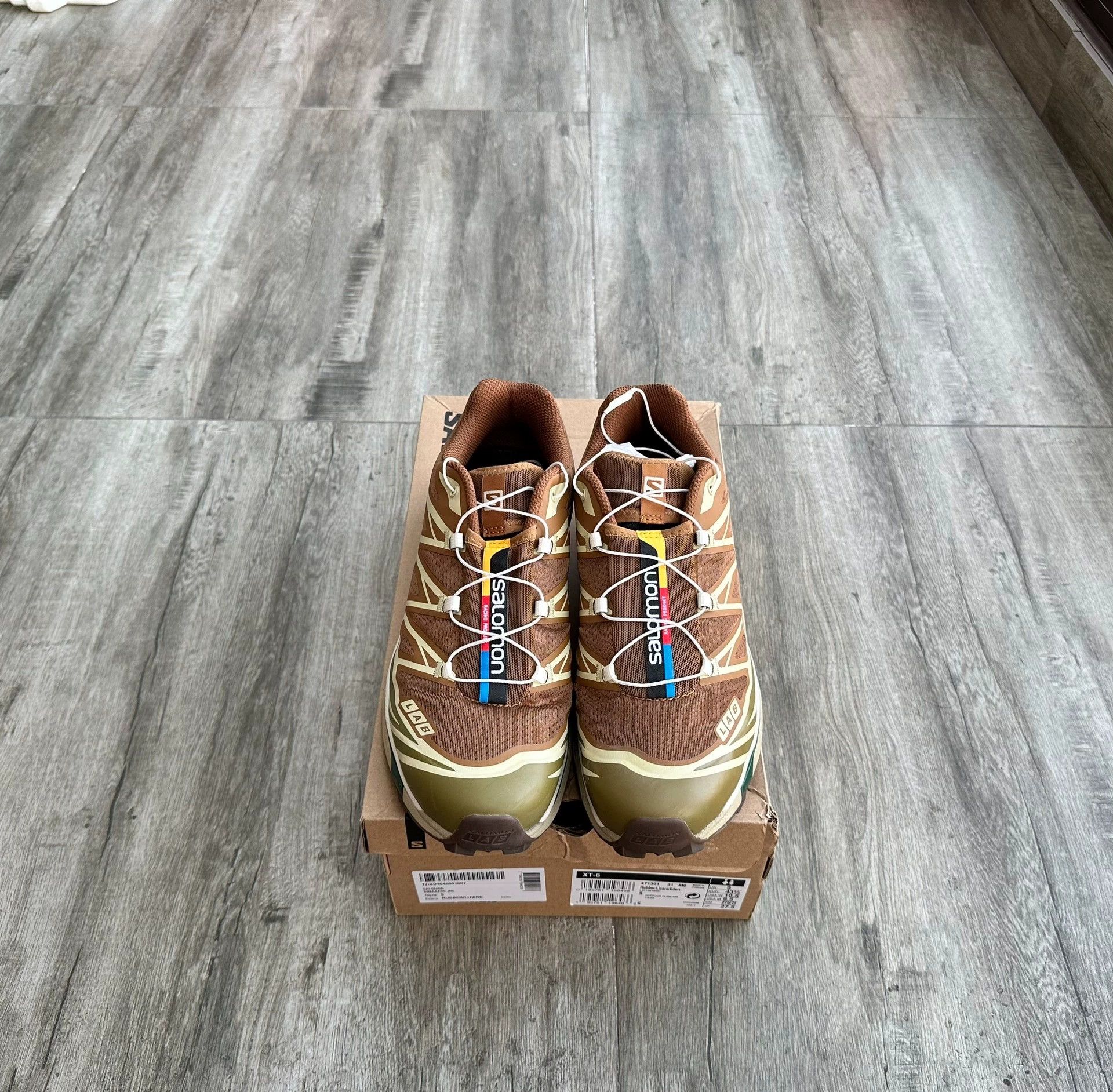 Salomon SALOMON XT-6 Brown 43 Worn Size US 10 / EU 43 - 1 Thumbnail