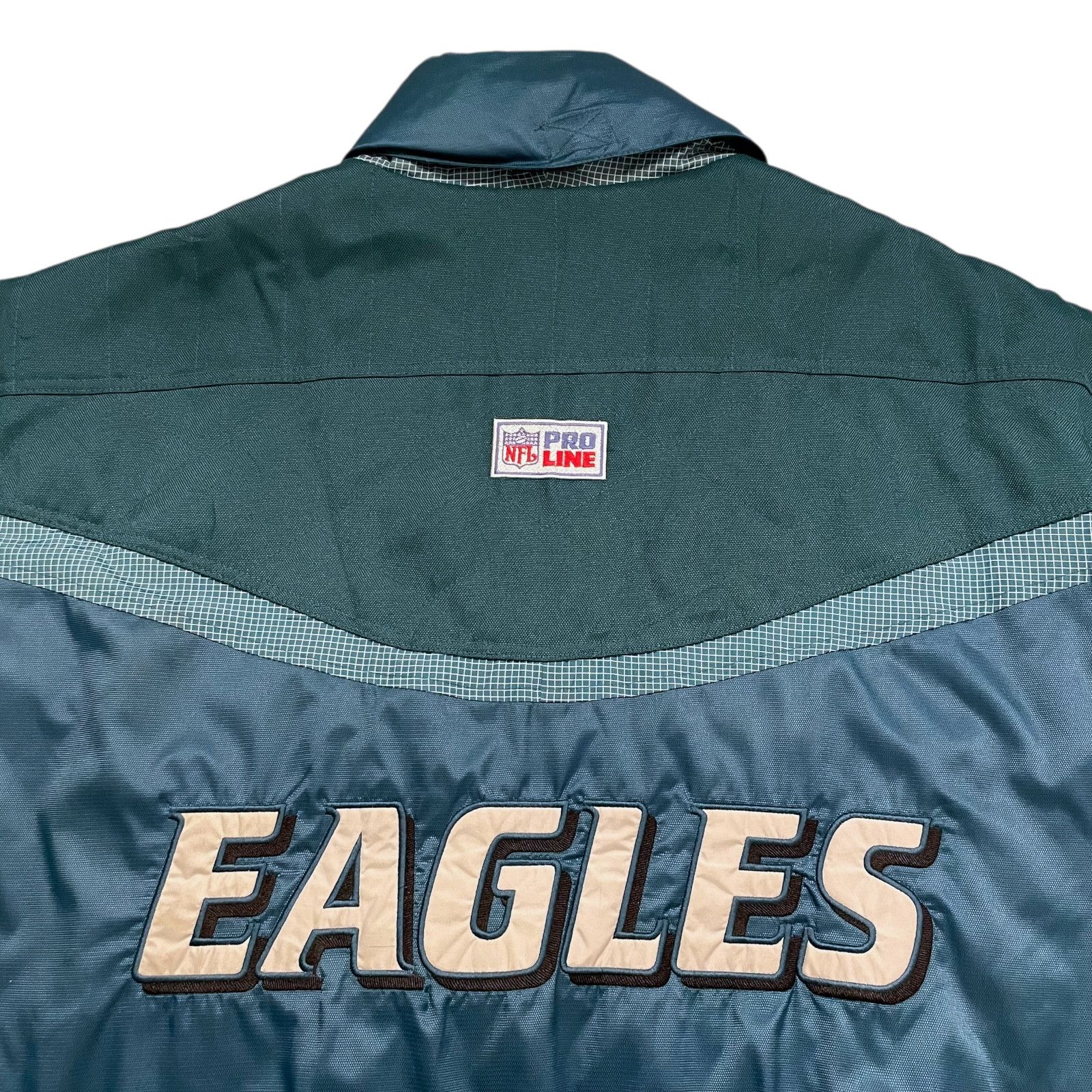 NFL VTG 90s PHILADELPHIA EAGLES LOGO ATHLETIC BOMBER JACKET Size US XL / EU 56 / 4 - 3 Thumbnail
