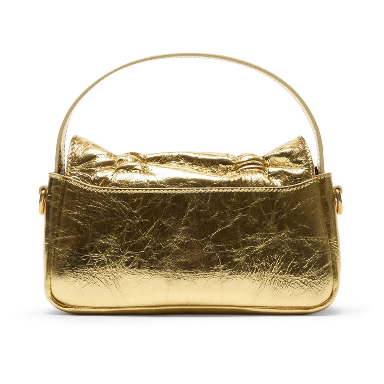 Acne Studios ACNE STUDIOS Multipocket Micro Gold Leather Shoulder Bag New Size ONE SIZE - 2 Thumbnail