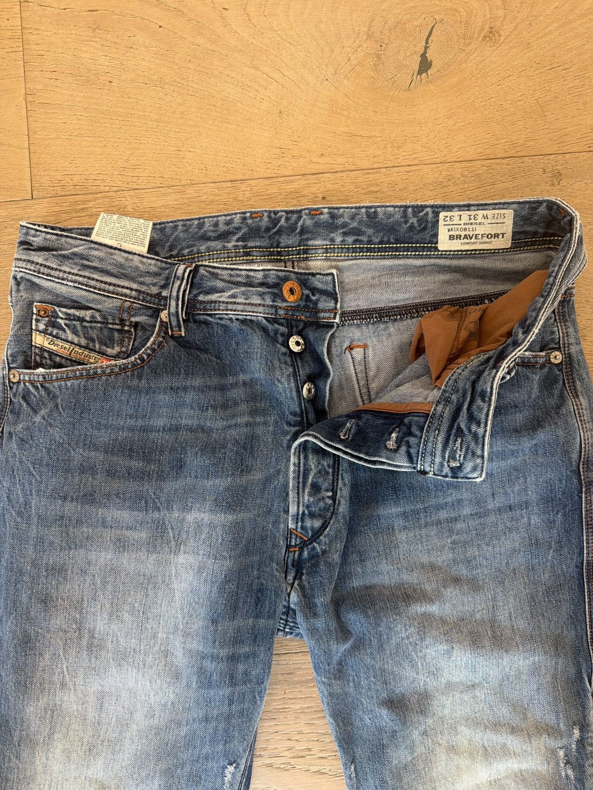 Diesel Vintage Y2K Diesel Bravefort Size US 31 - 4 Thumbnail