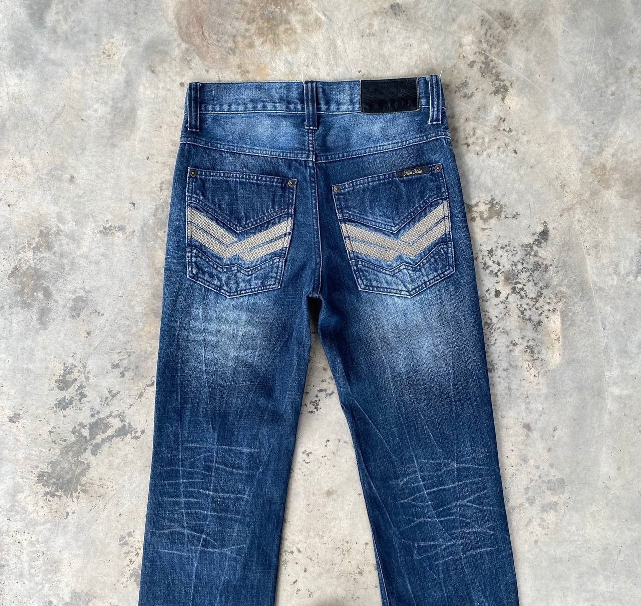 Karl Kani BJ05-25 KARL KANI DISTRESSED REPAIRED DENIM TIGER-CLAW MARK Size US 30 / EU 46 - 9 Thumbnail