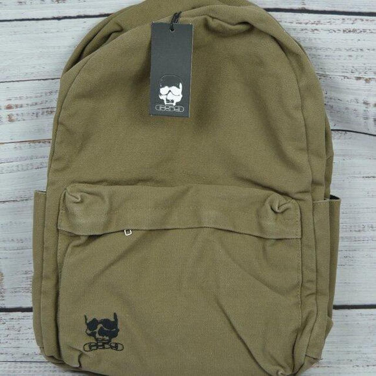 G59 Records G59 heavy canvas backpack olive Size ONE SIZE - 3 Thumbnail
