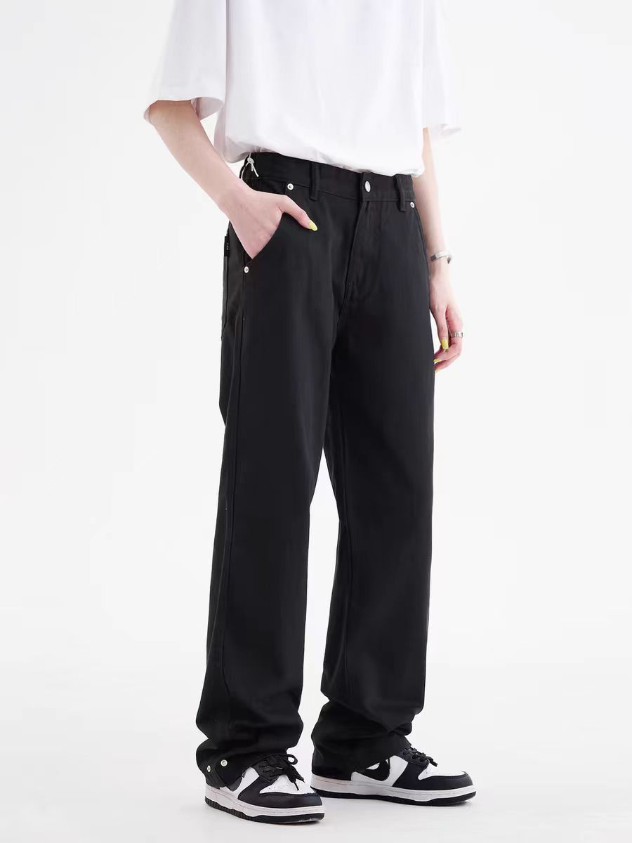Japanese Brand × Vintage Black High Street Vintage Loose Fit Jeans Size US 32 / EU 48 - 2 Thumbnail