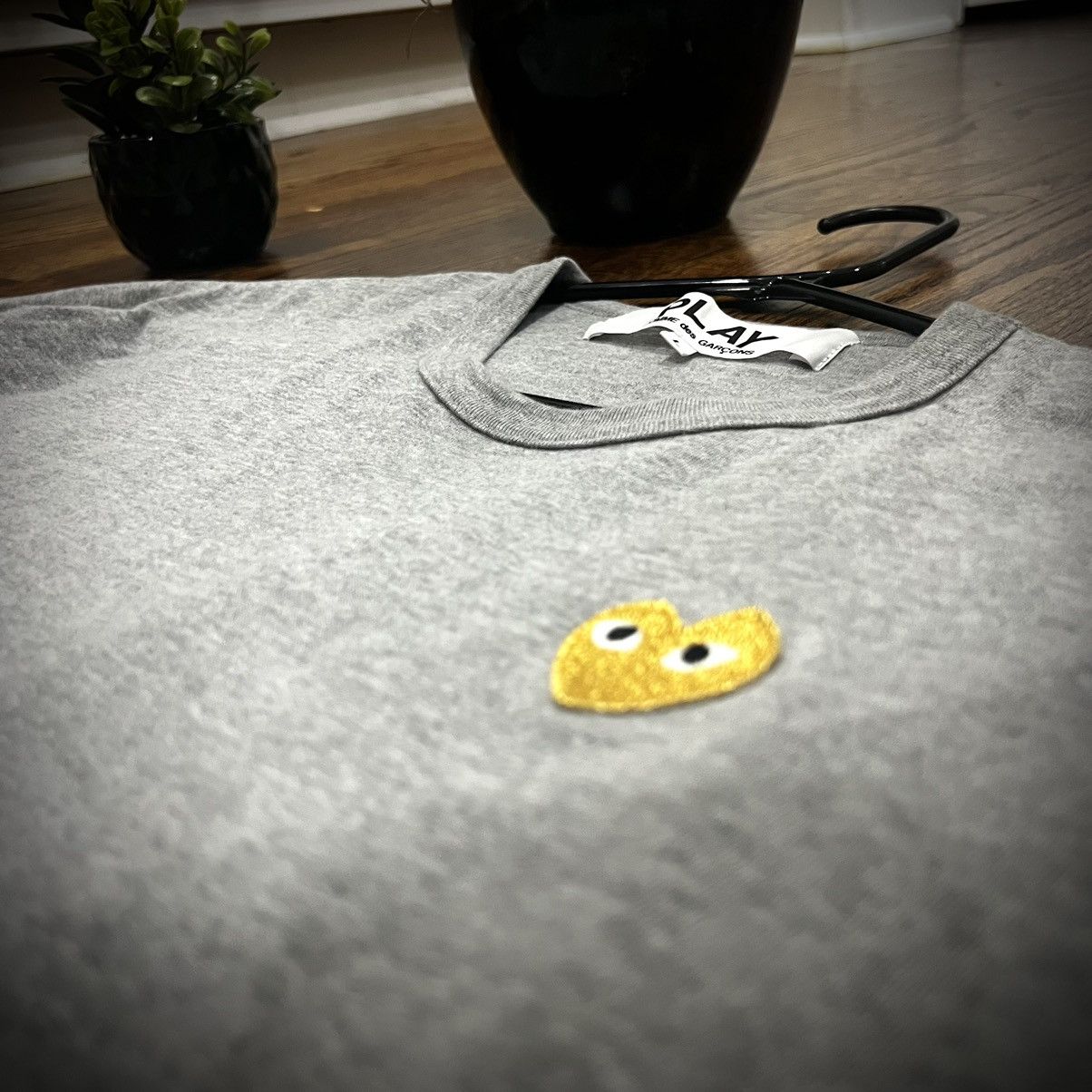 Comme des Garcons COMME DES GARÇONS PLAY YELLOW TEE Size L / US 10 / IT 46 - 1 Thumbnail