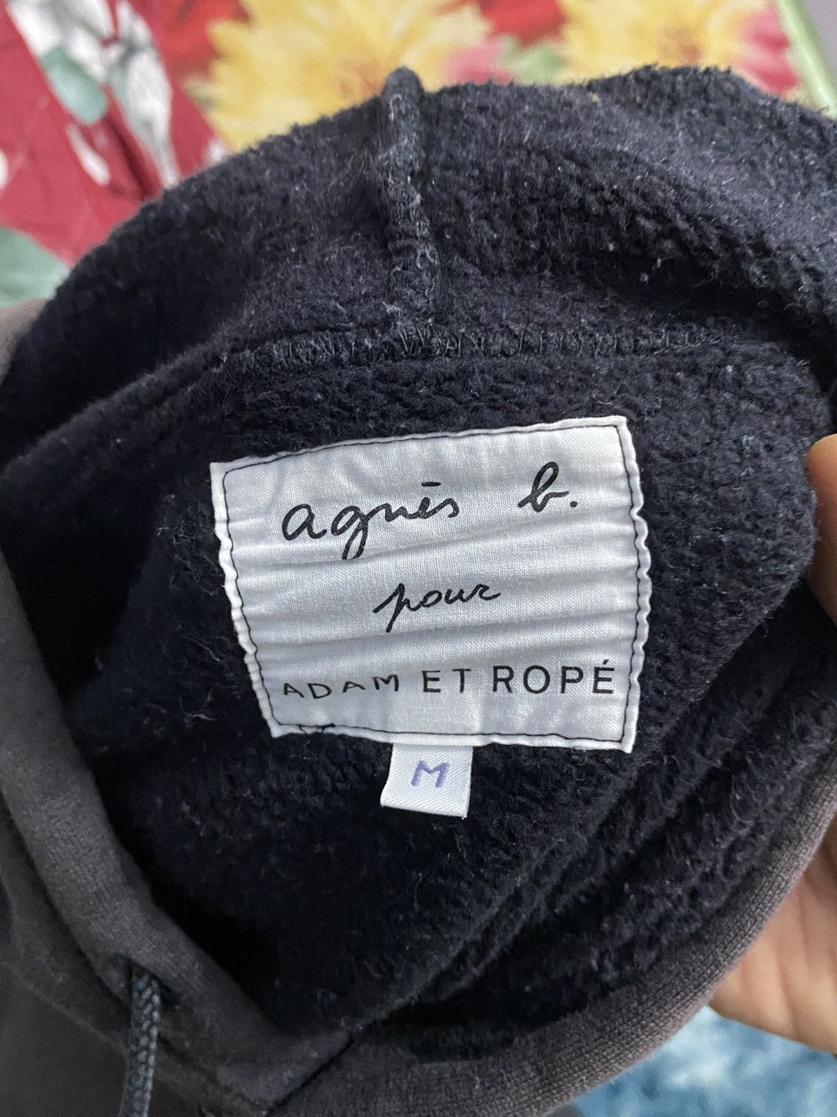 agnes b. Agnes B. hour X Adam et rope Centre Logo Hoodie Black Sun Size US M / EU 48-50 / 2 - 4 Thumbnail
