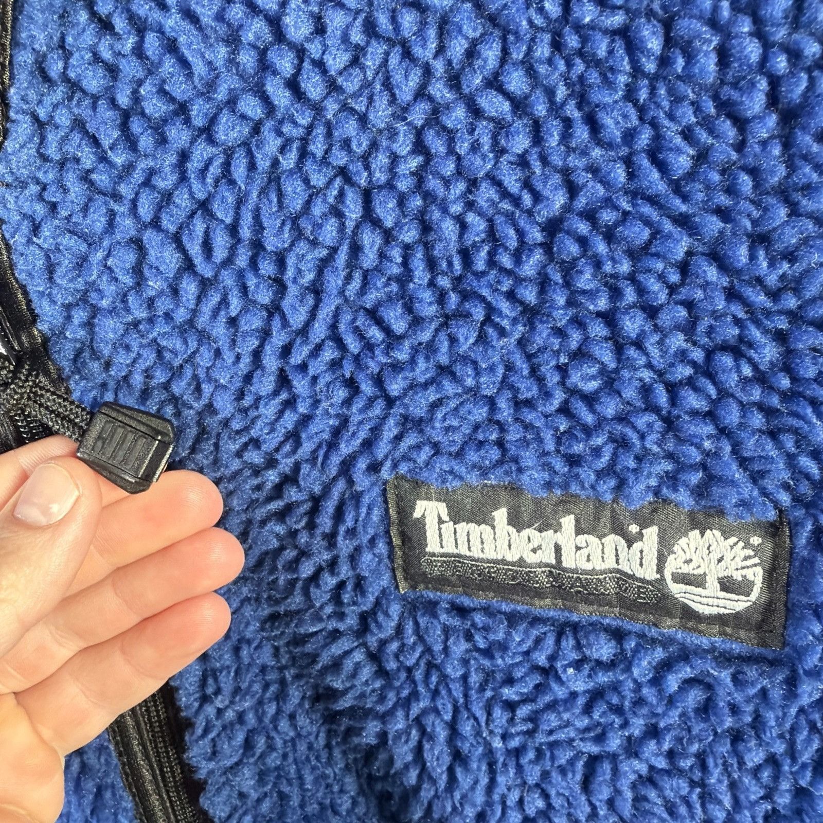 Timberland Vintage Timberland Jacket Mens Large Blue 90s Retro Cardigan Size US L / EU 52-54 / 3 - 4 Thumbnail