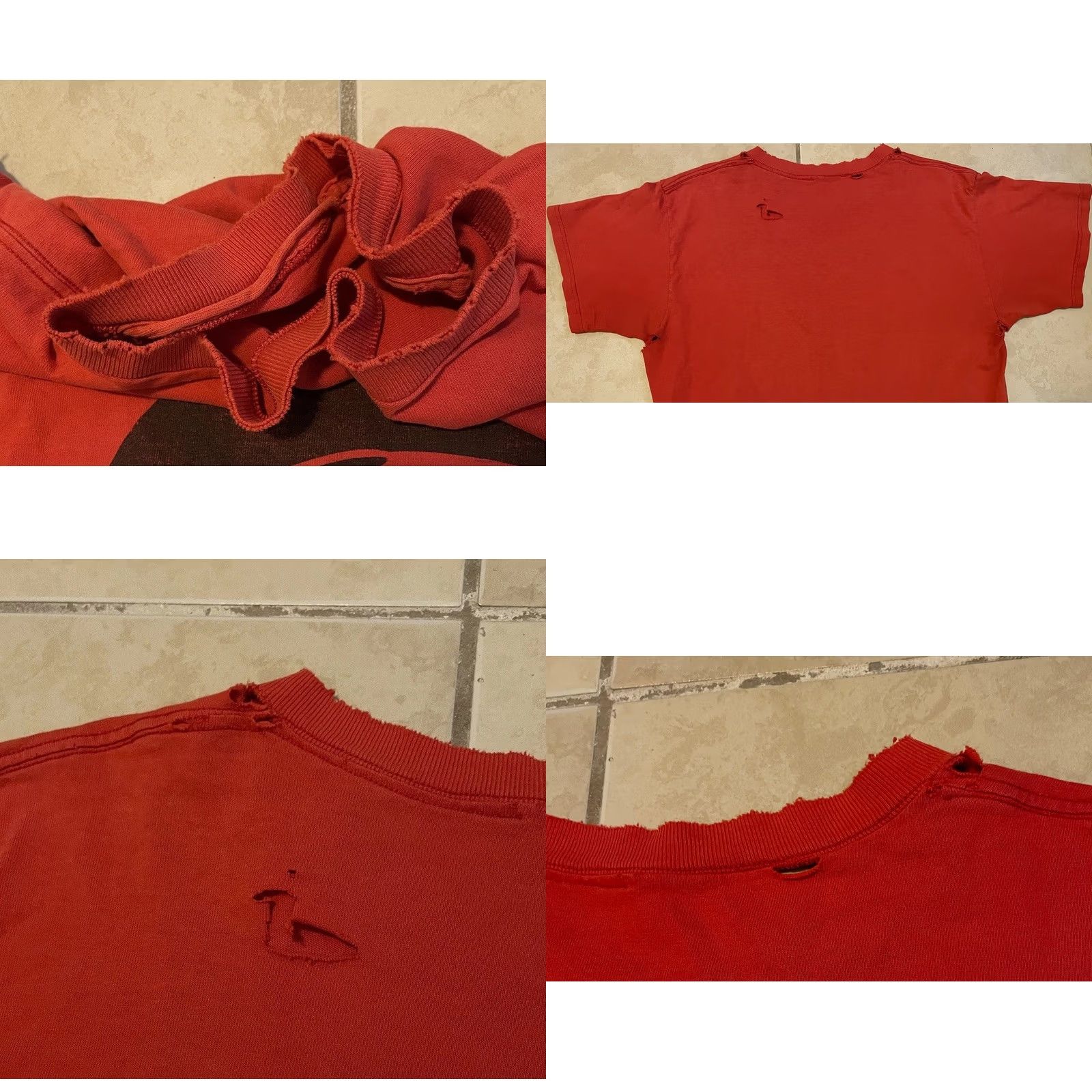Vintage VINTAGE Thundercats Shirt M Thrashed Faded Distressed Red M Warner Bros Cartoon TV 90s Grunge Mens Shirt Size US M / EU 48-50 / 2 - 9 Thumbnail