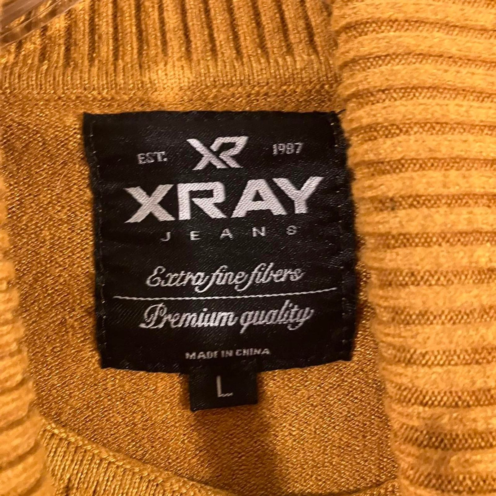 Xray Footwear Xray Jeans Turtleneck Sweater Long Sleeve Pullover Size L / US 10 / IT 46 - 2 Thumbnail