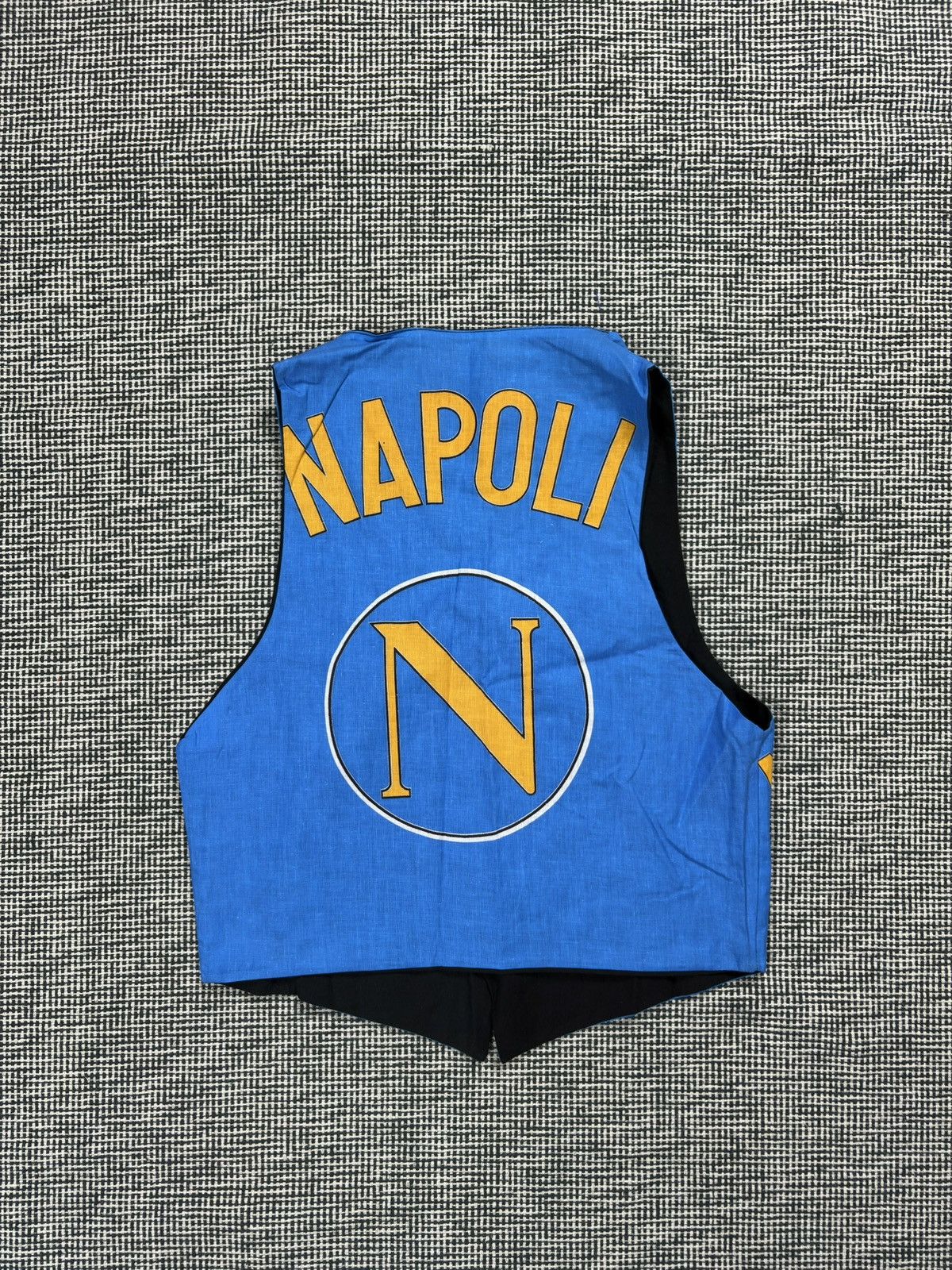 Vintage Turbogadget Napoli Soccer Fan Vest Jacket 90s vintage Size US M / EU 48-50 / 2 - 2 Thumbnail