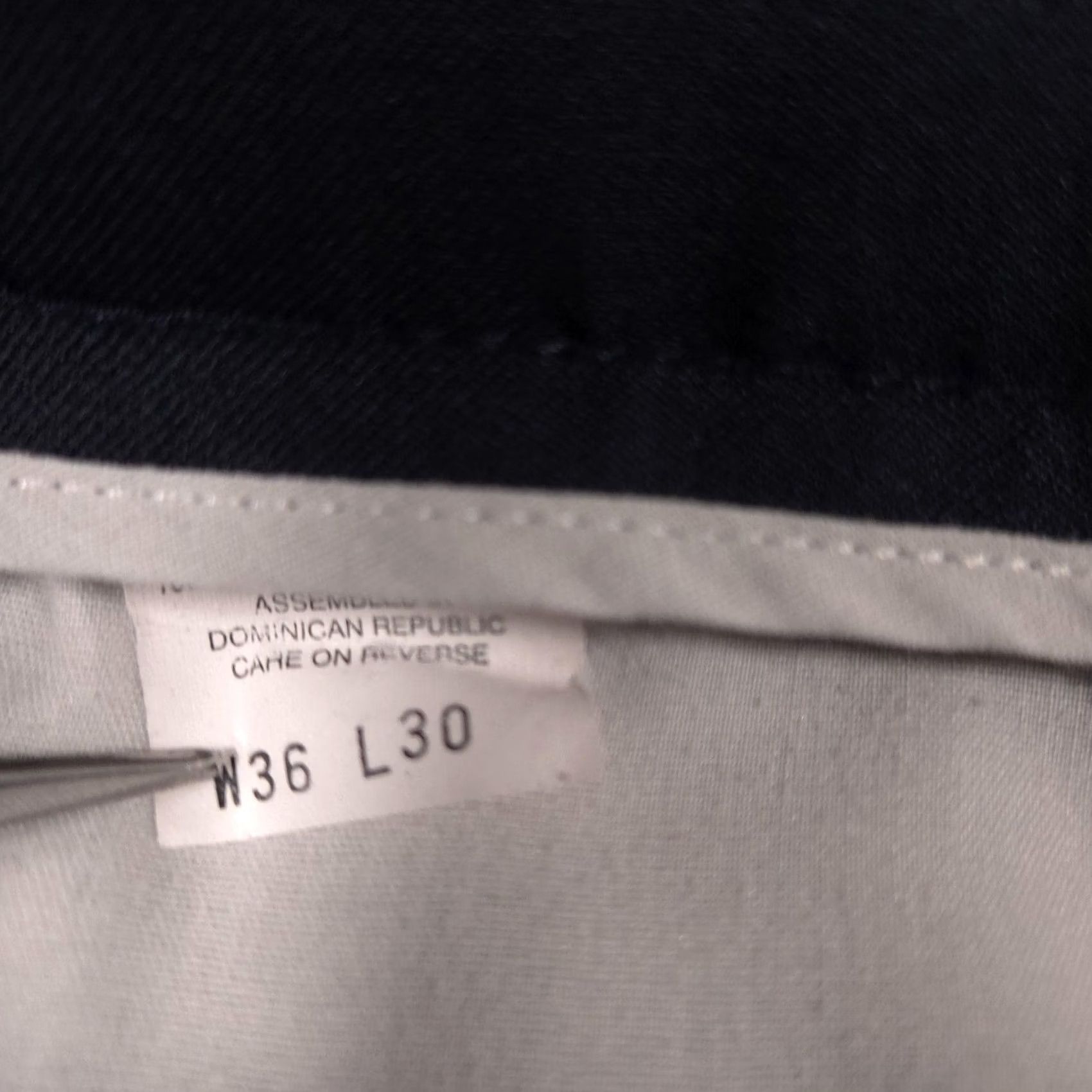 Vintage VINTAGE Levi Strauss Action Slacks Pants Mens 36x30 Navy Blue Dress Polyester Pants Mens Blue 90s Workwear Filtration Size US 36 / EU 52 - 6 Thumbnail