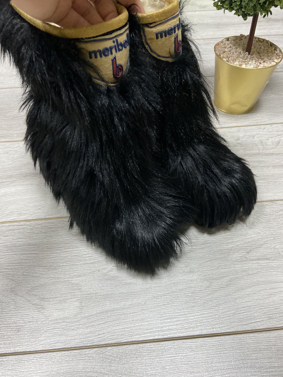 Vintage Yetty fur Italy high Y2K boots Size US 6.5 / IT 36.5 - 4 Thumbnail