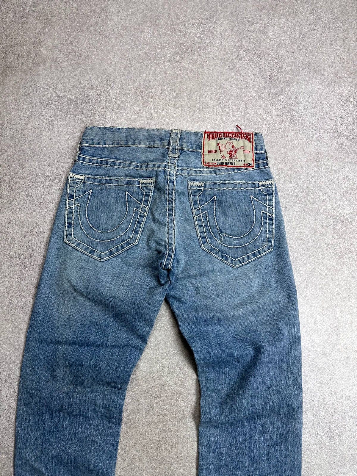 True Religion Vintage True Religion Baggy Chief Keef Style Jeans Y2K 29 Size US 29 - 2 Thumbnail