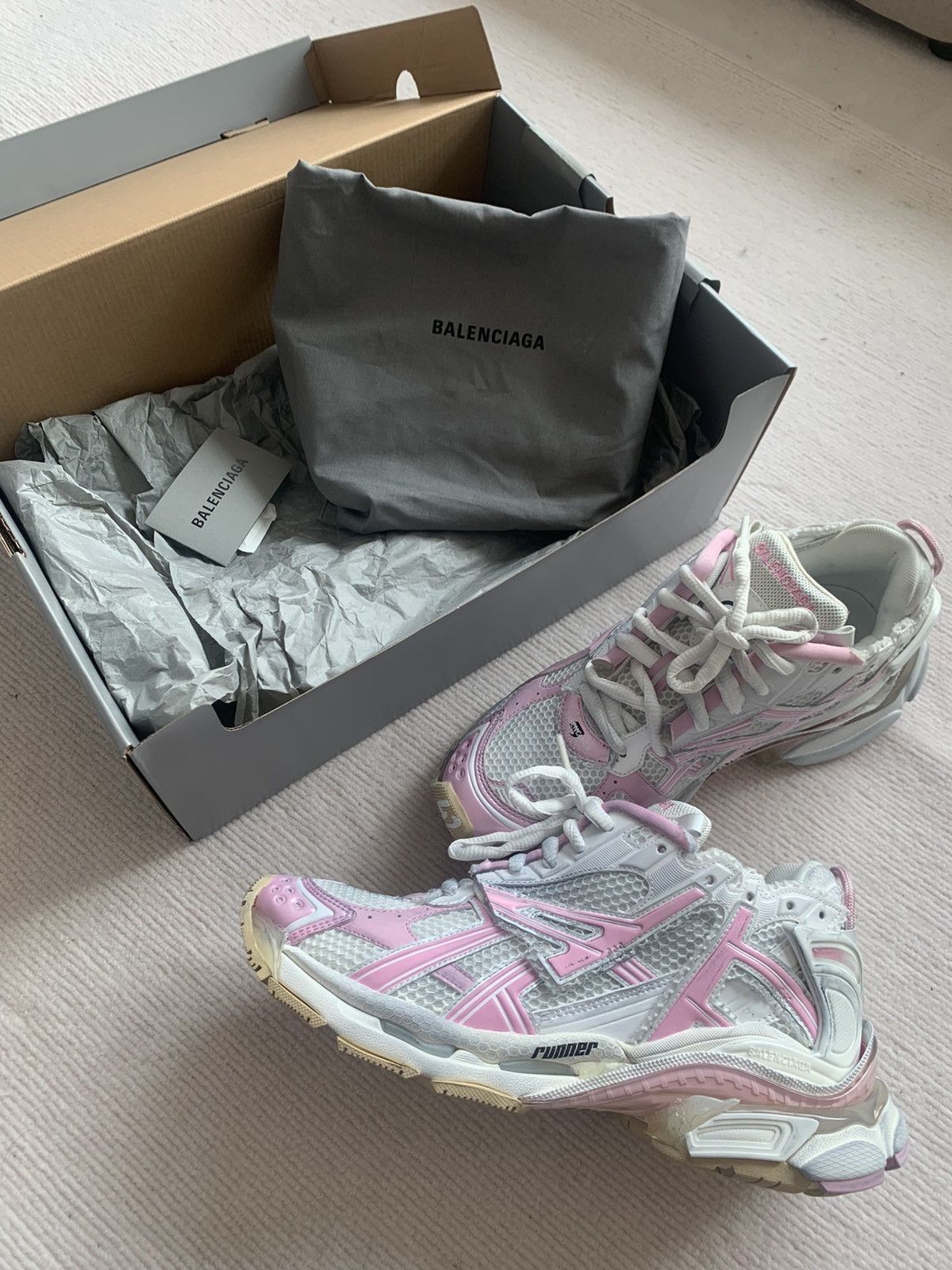 Balenciaga Balenciaga Runner Pink Size US 9 / EU 42 - 5 Thumbnail