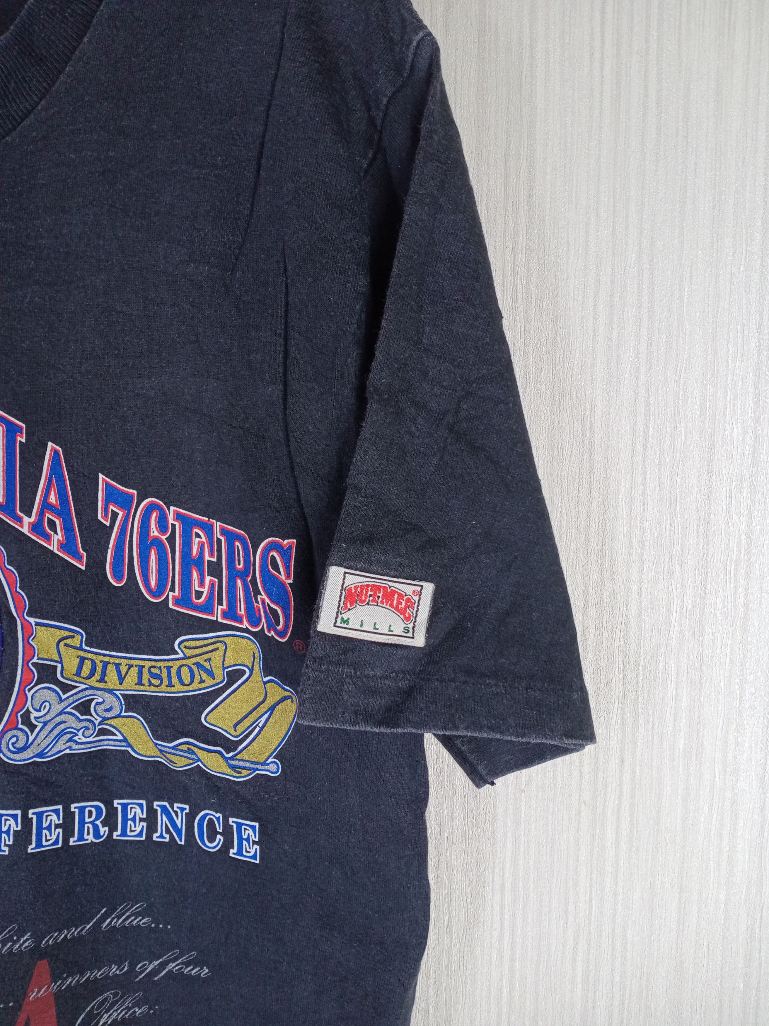 NBA Rare Vintage Philadelphia 76 ers Tshirt Size US M / EU 48-50 / 2 - 5 Thumbnail