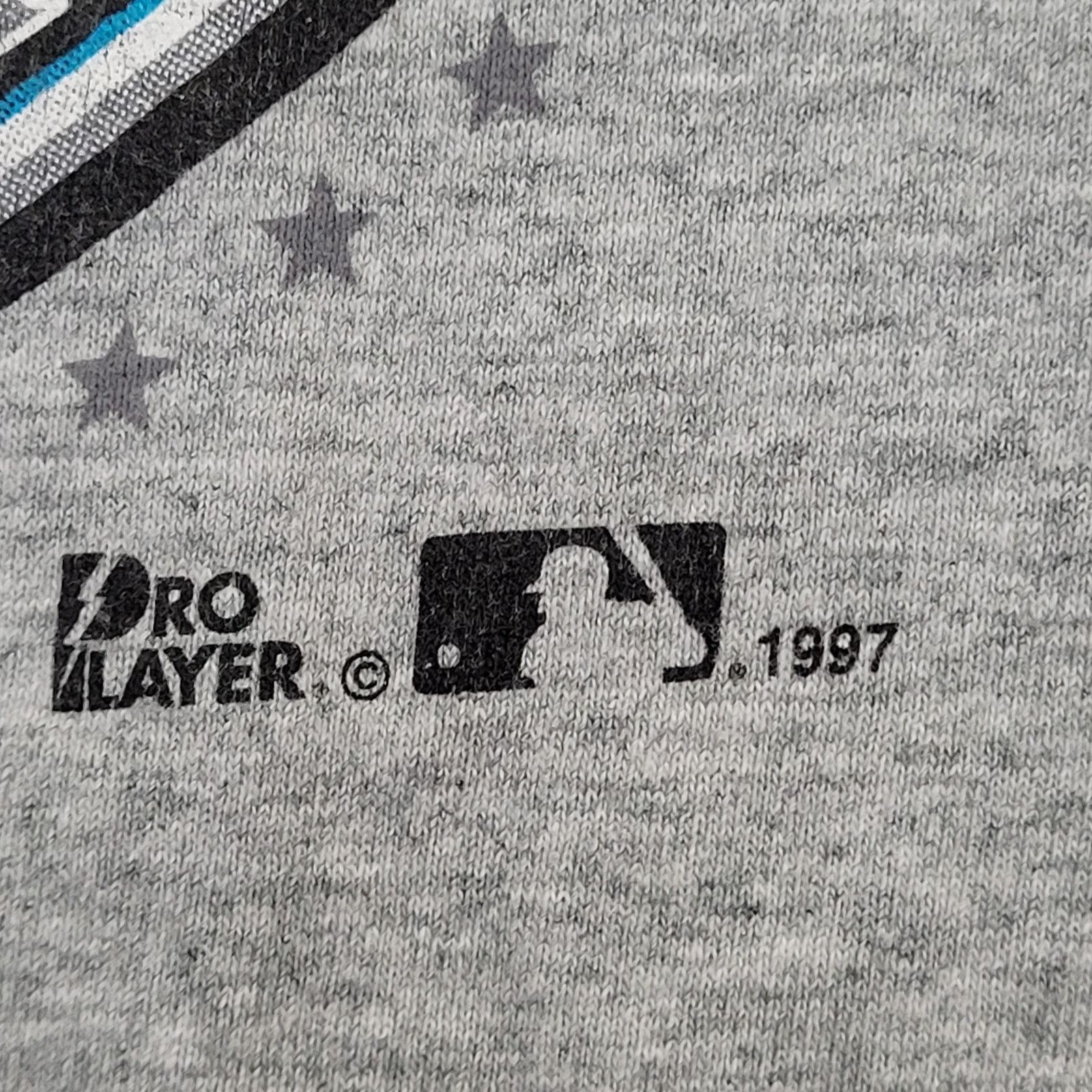 Pro Player VTG 1997 World Series Miami Marlins T-Shirt Tag XL (Fits L) Size US XL / EU 56 / 4 - 5 Thumbnail