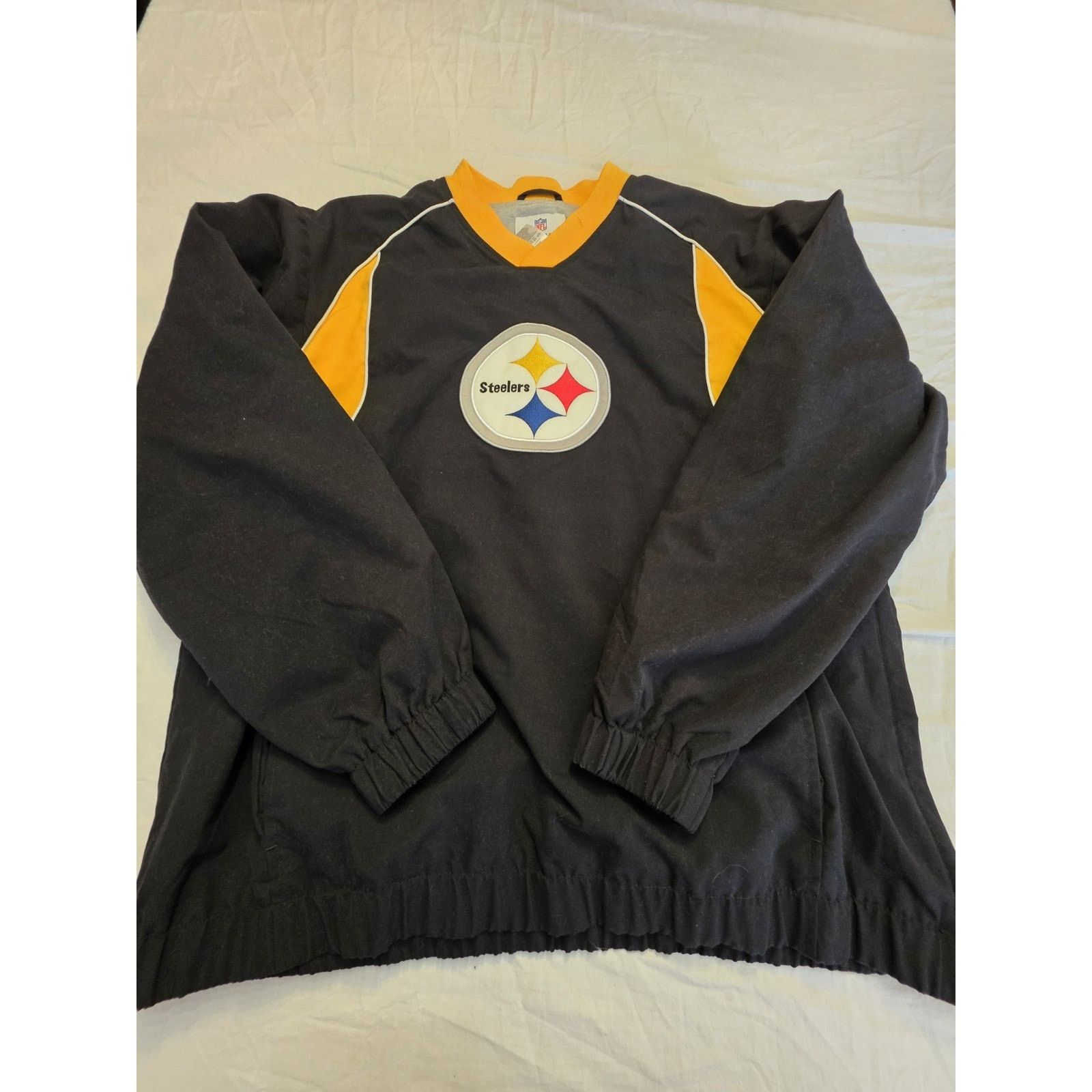 NFL Pittsburgh Steelers NFL Team Apparel Men's Size Large V-neck Size US L / EU 52-54 / 3 - 1 Thumbnail