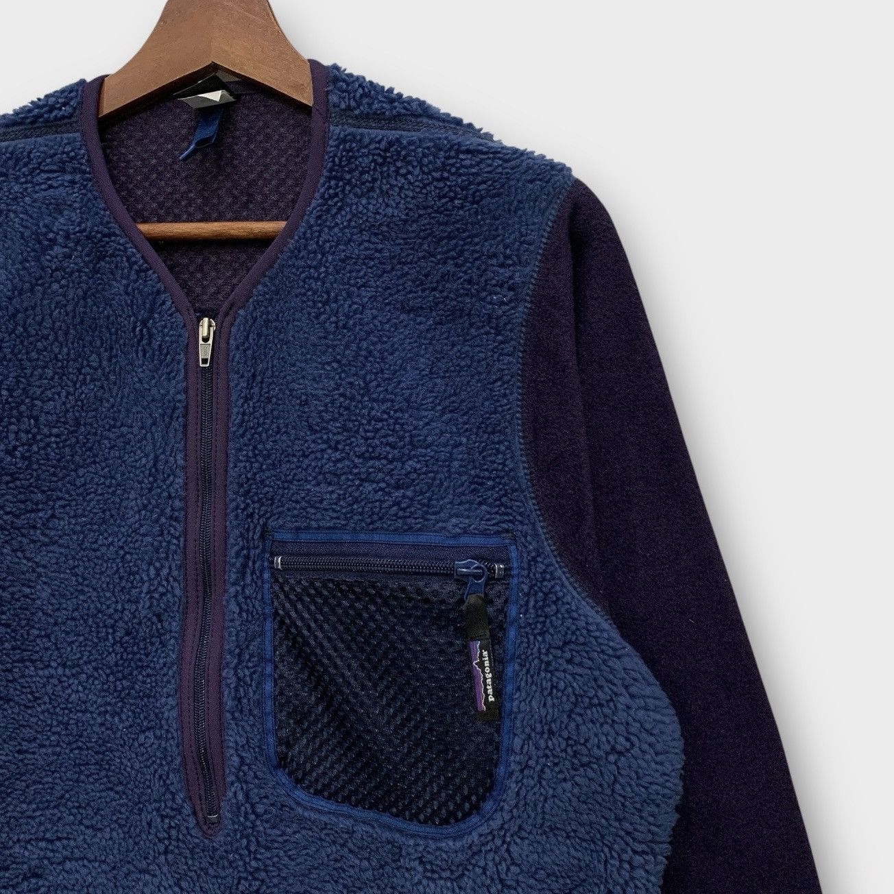 Patagonia RARE! VINTAGE 1997 PATAGONIA AQUA FUR DEEP PILE FLEECE JACKE Size US M / EU 48-50 / 2 - 9 Thumbnail