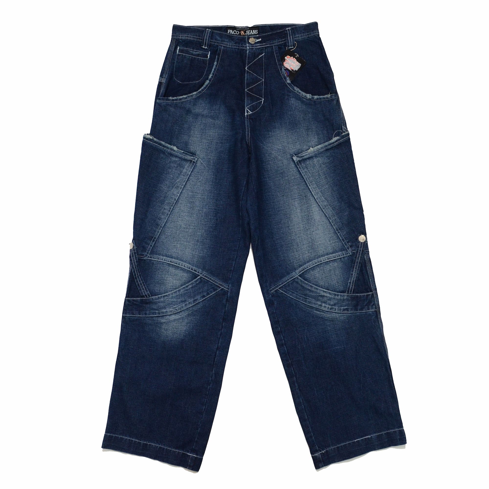 Other Le Paco Jeans Y2K Huge Pocket New York Hiphop Streetwear Size US 34 / EU 50 - 1 Thumbnail