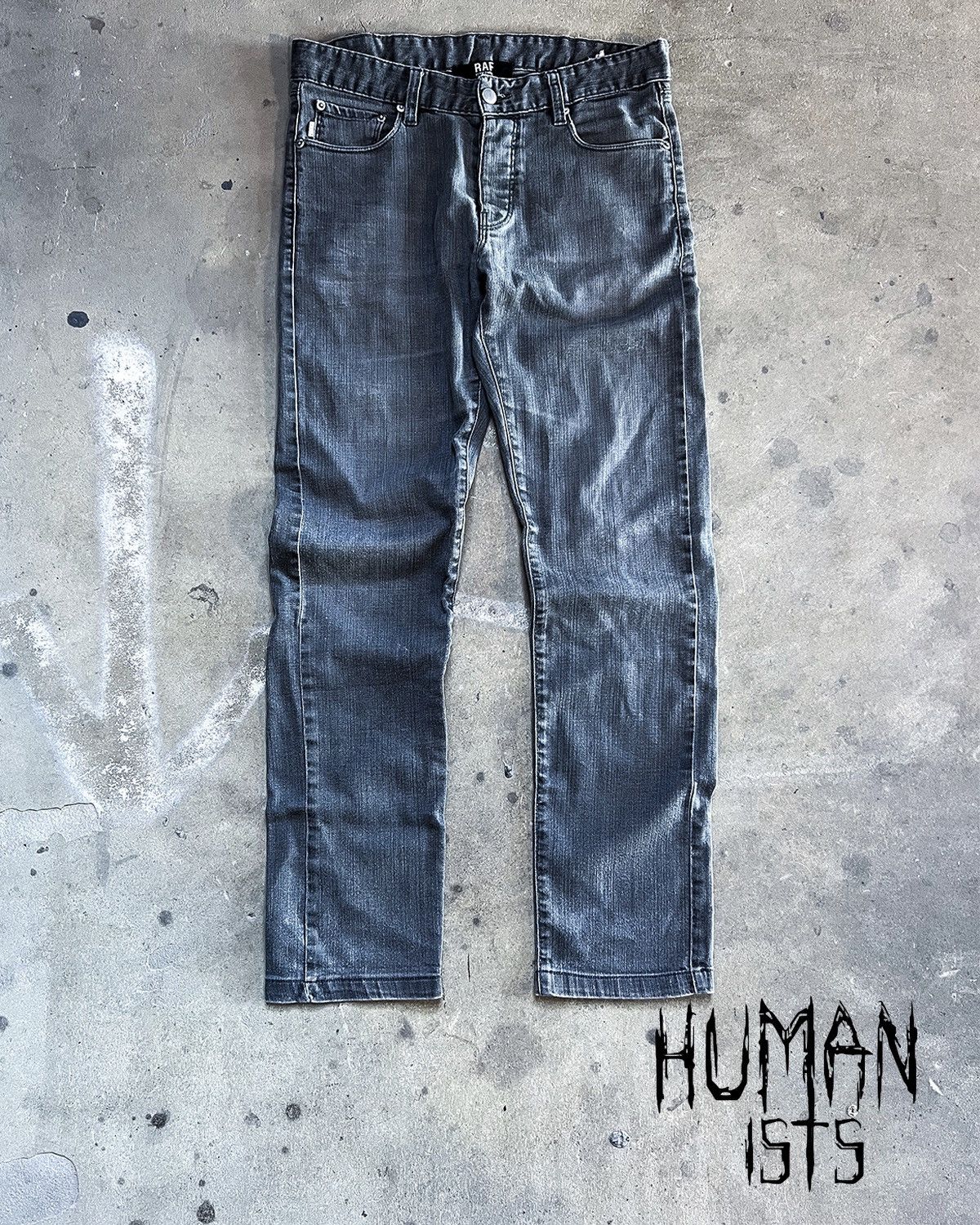 Raf Simons S/S11 WASHED GREY DENIM Size US 30 / EU 46 - 1 Thumbnail