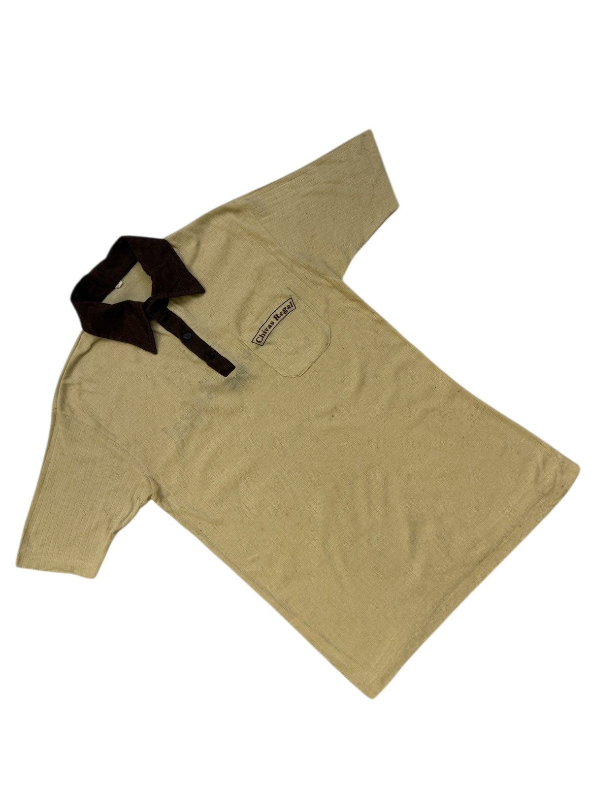 Vintage Vintage 70s Chivas Regal polo tee Size US S / EU 44-46 / 1 - 3 Thumbnail