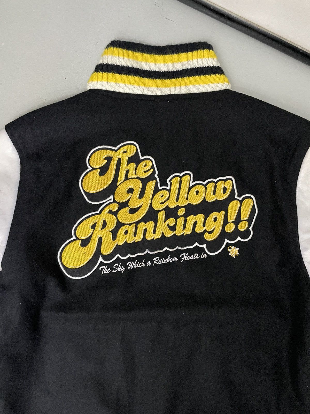 Vintage Vintage Varsity Yellow Ranking Jacket Size US M / EU 48-50 / 2 - 6 Thumbnail
