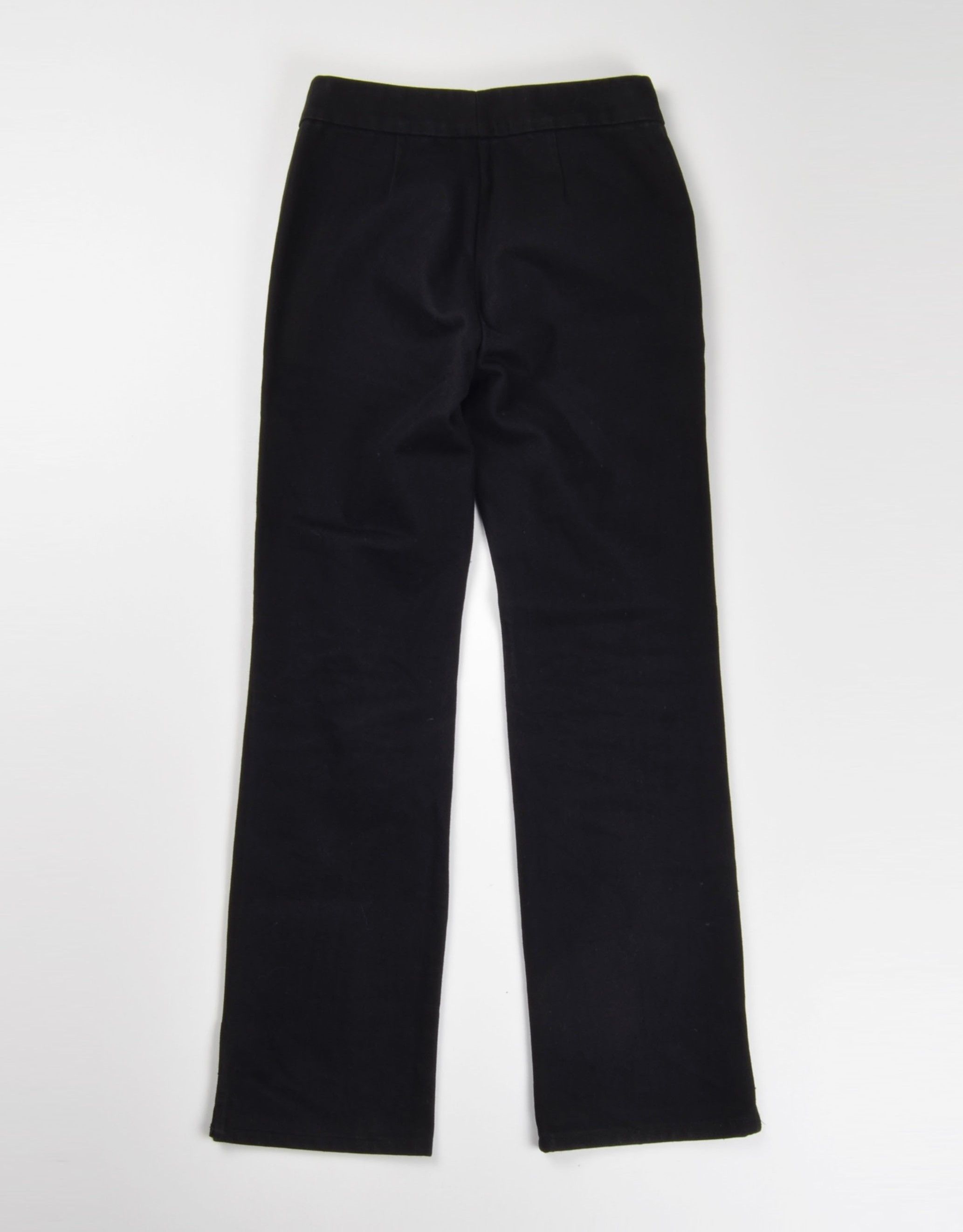 Donna Karan Vintage DKNY Y2K Black Tiger Graphic Bootcut Denim Jeans Size 27" / US 4 / IT 40 - 2 Thumbnail